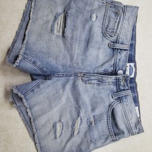 Old navy size 14 light blue denim shorts